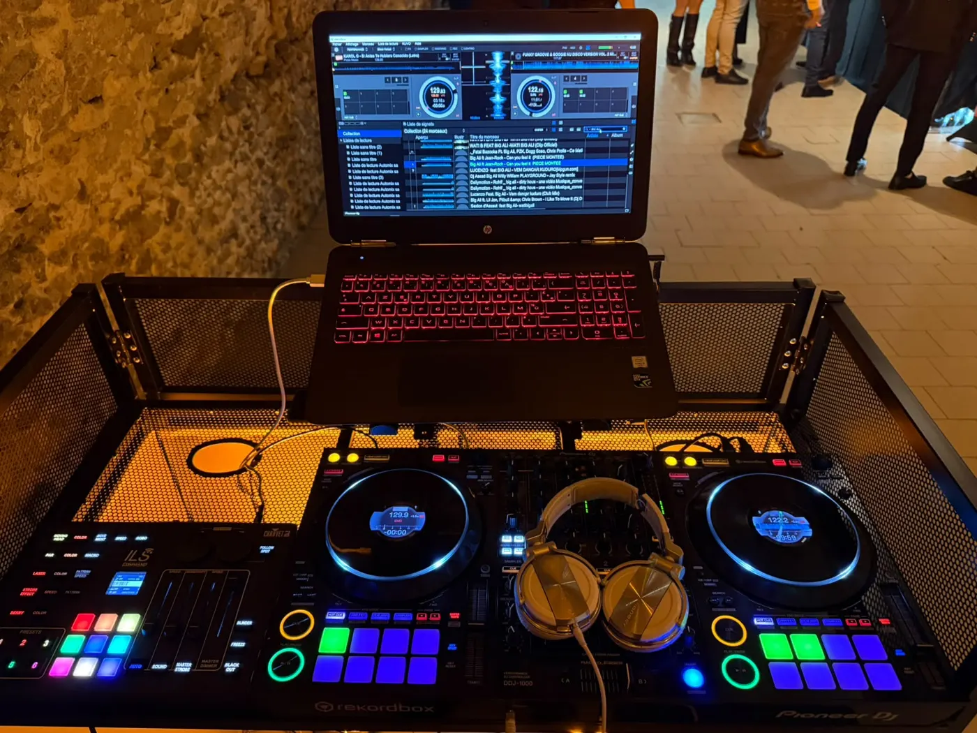 Contrôleur DJ et ordinateur de Krys Events
